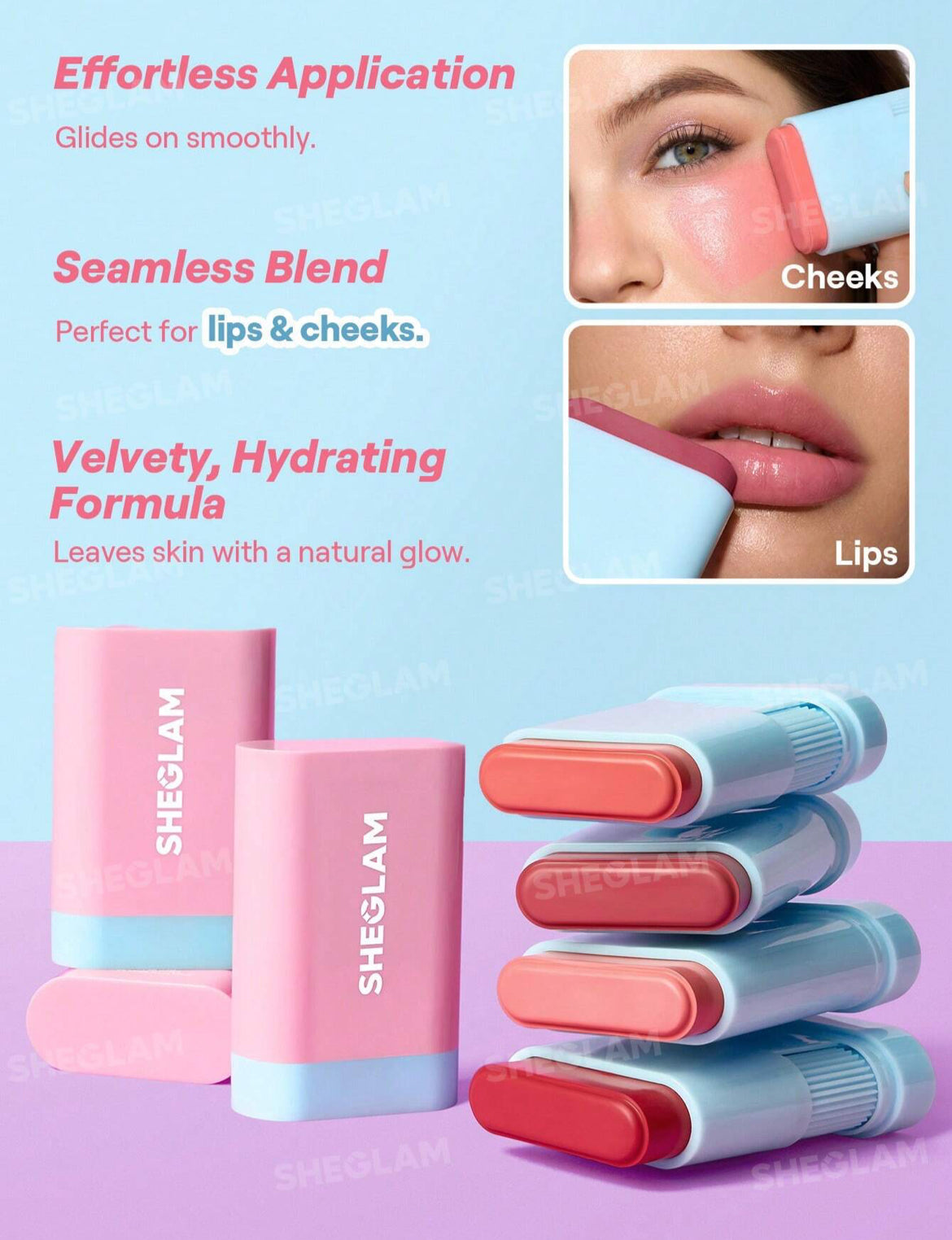 Rubor en barra Glass Glow - Pink lemonade