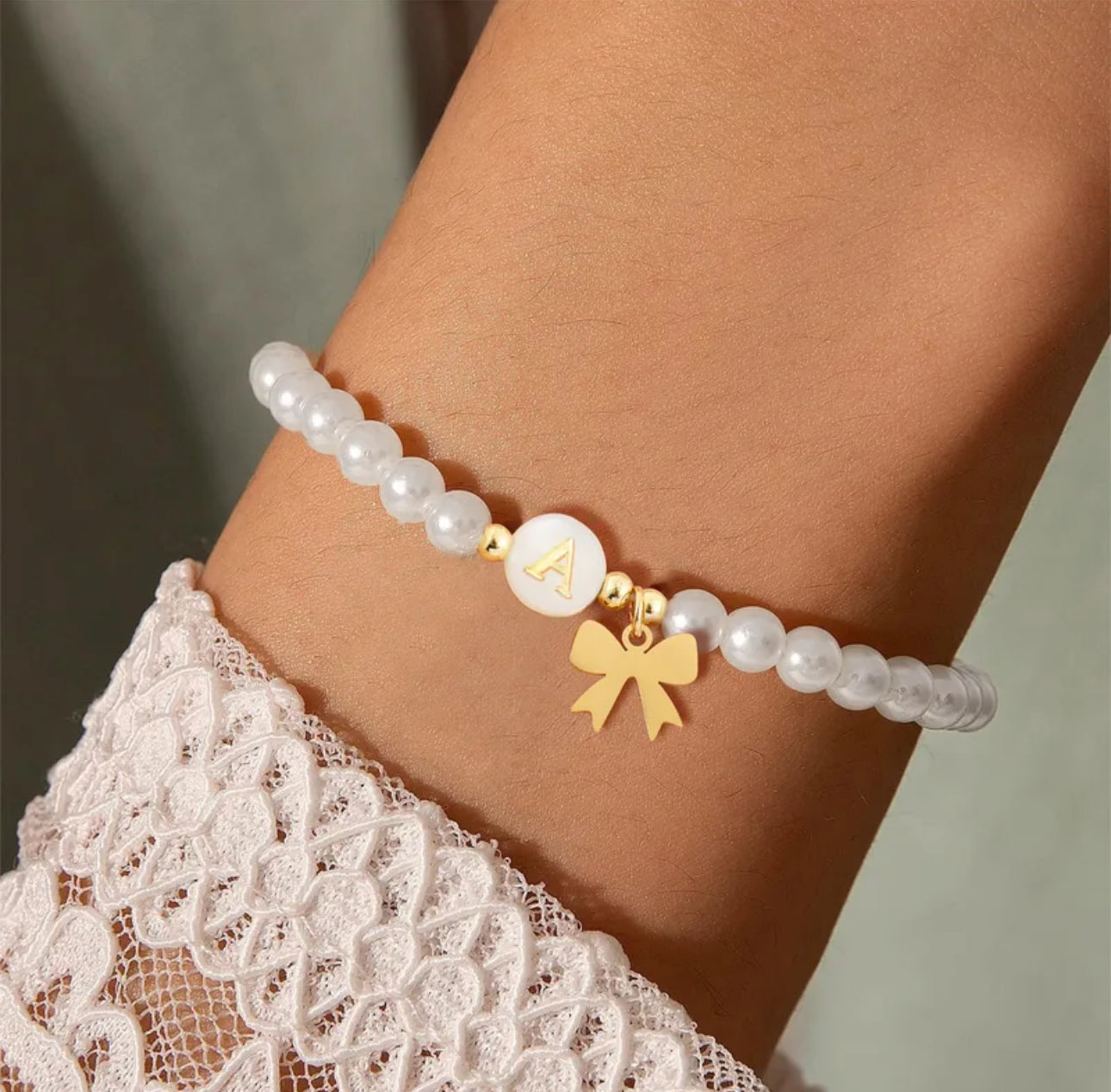 Pulsera con inicial