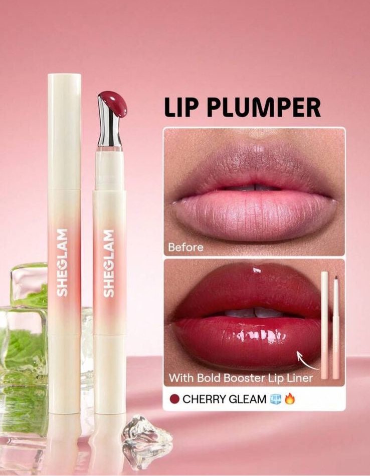 SHEHLAM LIP PLUMPER WITH BOLD BOOSTER LIP LINER💋✨