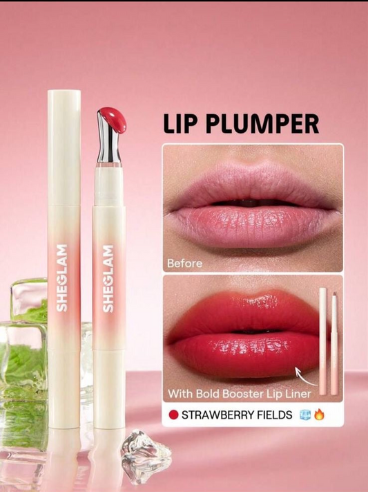 SHEGLAM LIP PLUMPER WITH BOLD BOOSTER LIP LINER 💋