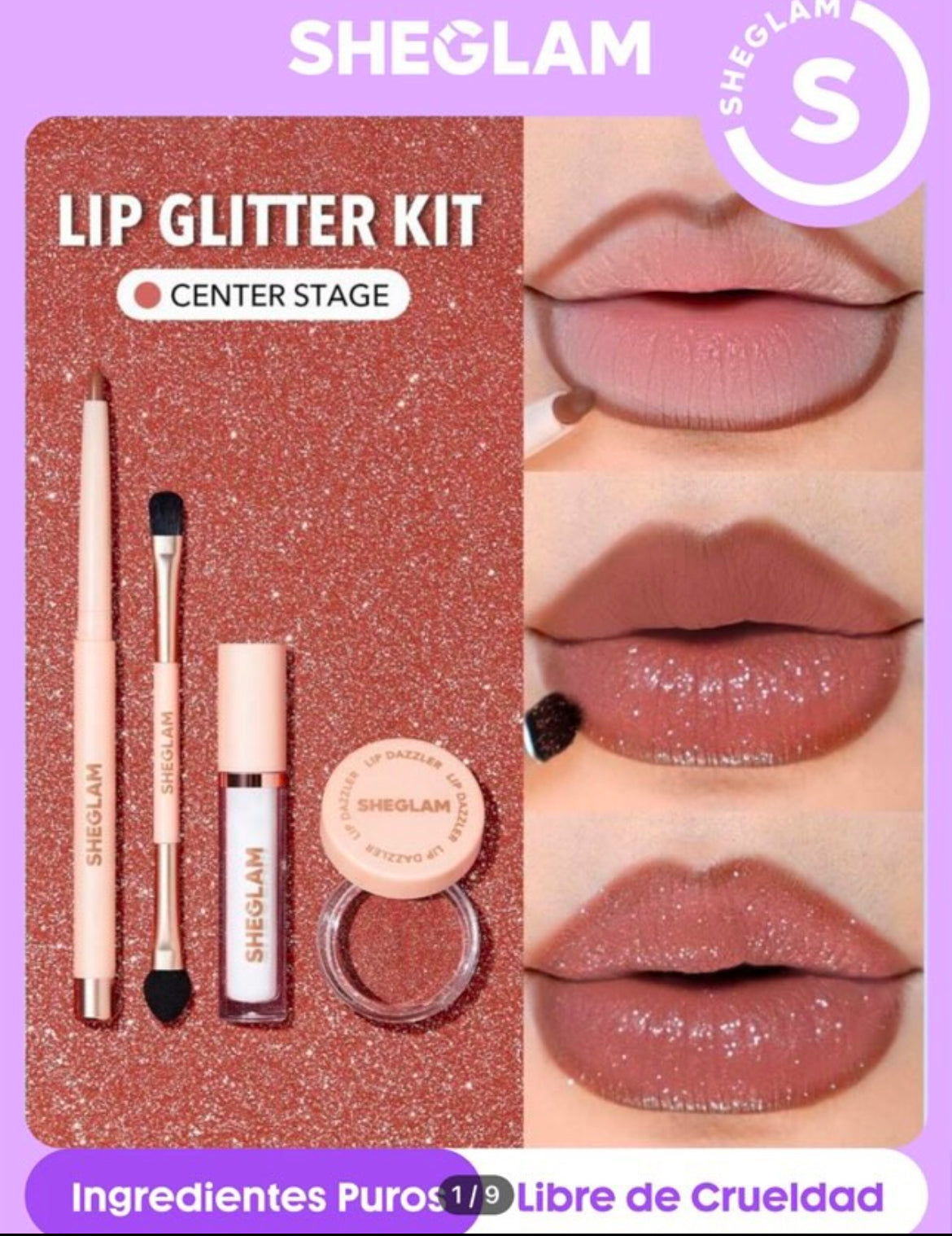 SHEGLAM LIP GLITTER KIT💋✨