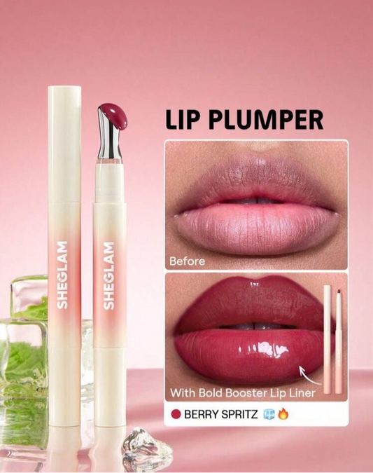 SHEGLAM LIP PLUMPER WITH BOLD BOOSTER LIP LINER💋