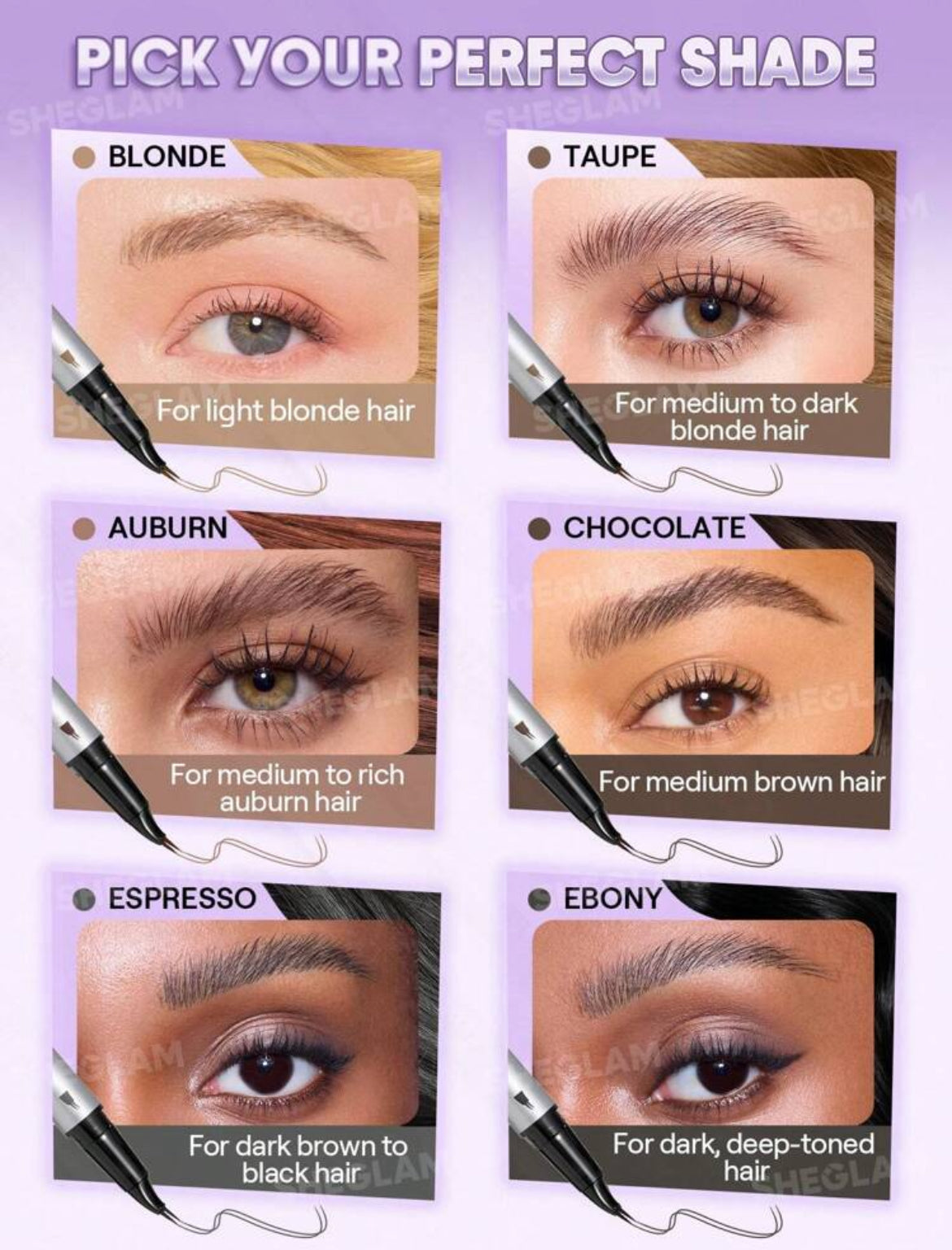Lápiz Laminador de cejas- Auburn