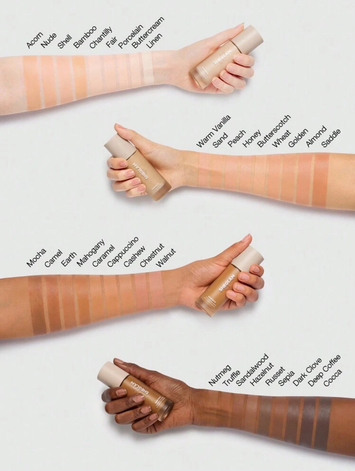 Base de maquillaje hidratante Skinfinite-Acorn ✔️